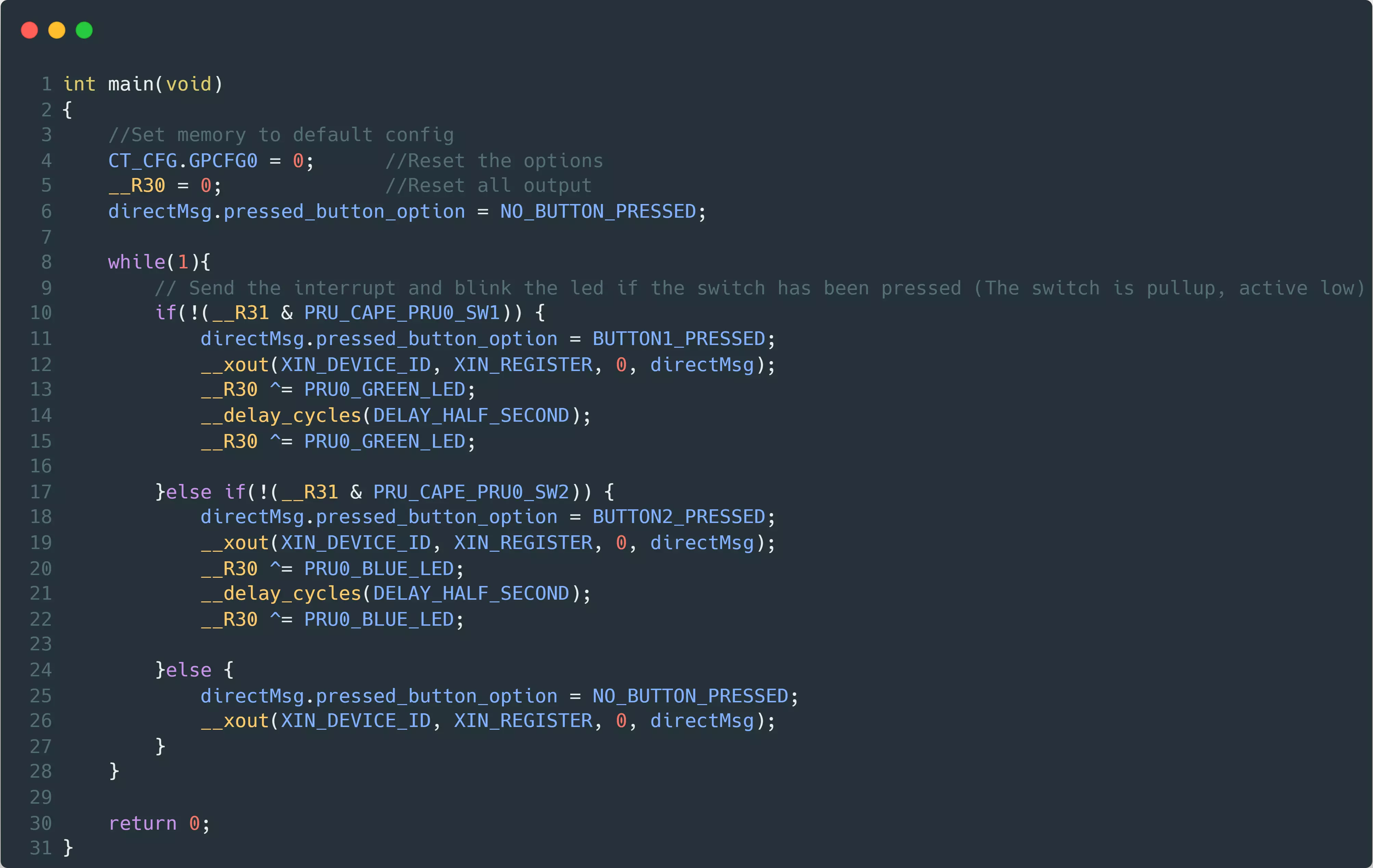 Una foto programando